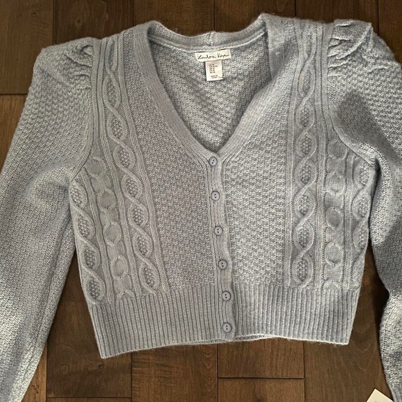 cute cardigan oversized cropped - Picture 3 of 4